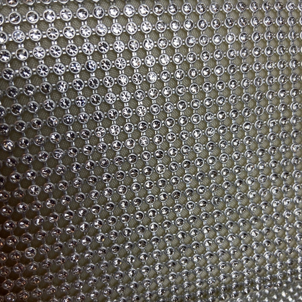 3AM Forever Rhinestone Covered Mesh Crossbody/clutch - Picture 2 of 12